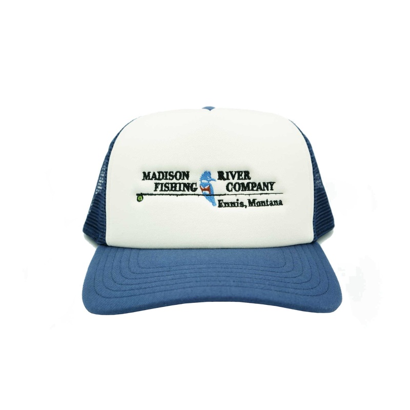 Simms MRFC Logo Foam Trucker White