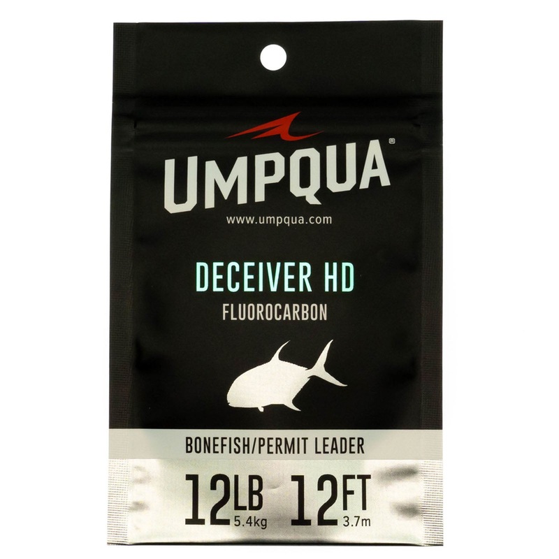 Umpqua Deceiver HD Bone/Permit Fluoro Leader 12′