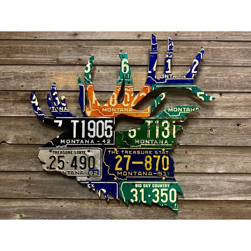 Cody Richardson Montana License Plate Elk