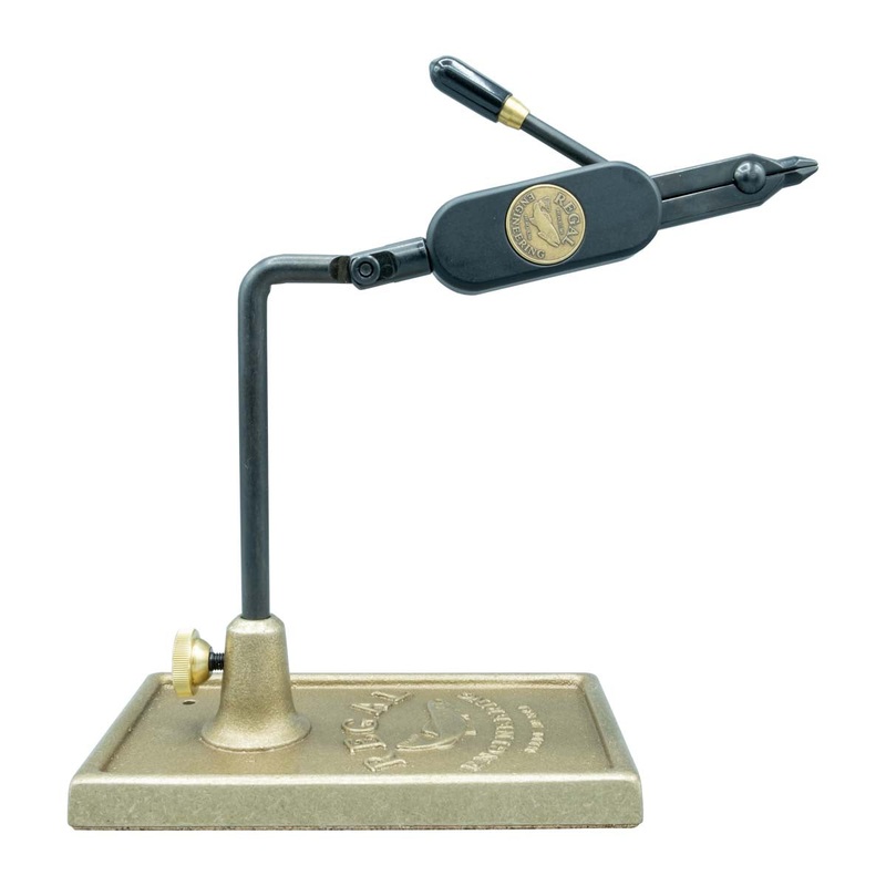 Regal Medallion Vise Bronze Pedestal Vise-Midge Jaw