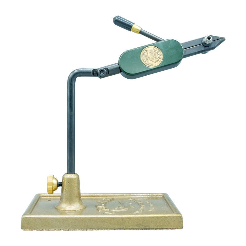 Regal Medallion Vise – Standard Jaw with Traditional Bronze Base Rustic Pine