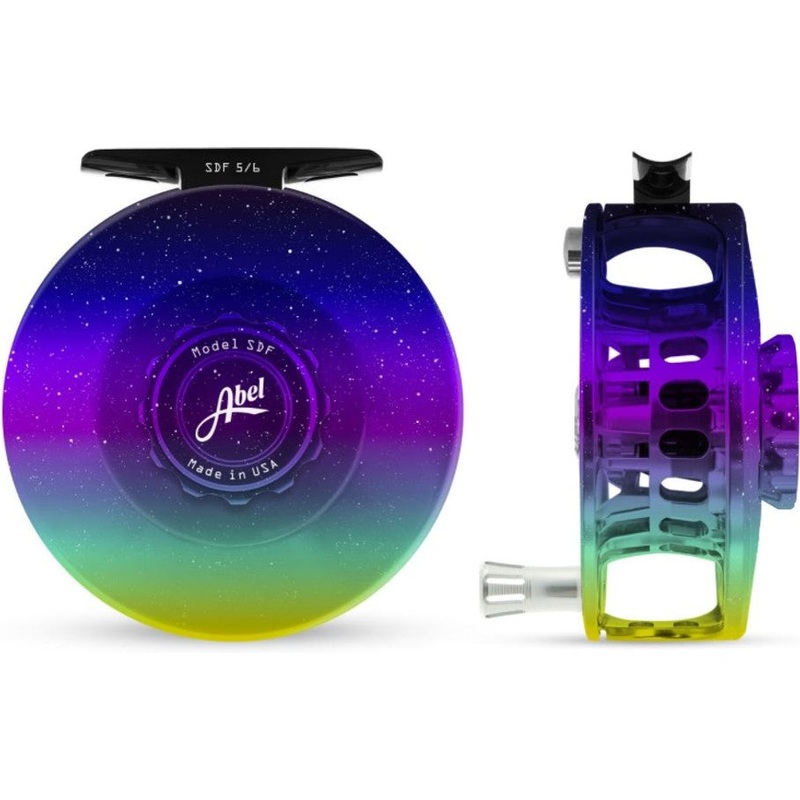Abel SDF Reel 5/6 Northern Lights Fade Solid/Platinum Handle