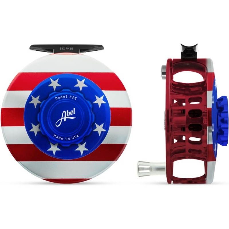 Abel SDF Reel 5/6 USA Flag/Platinum Handle