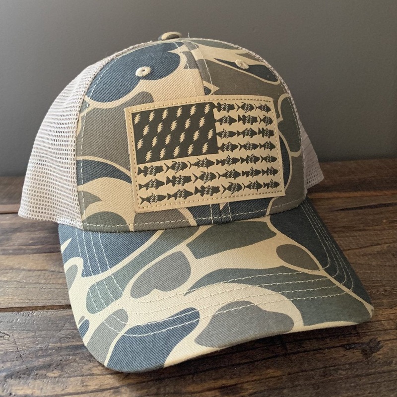 Pesca Muerta Hat ‘Merica Camo Mesh Back Trucker