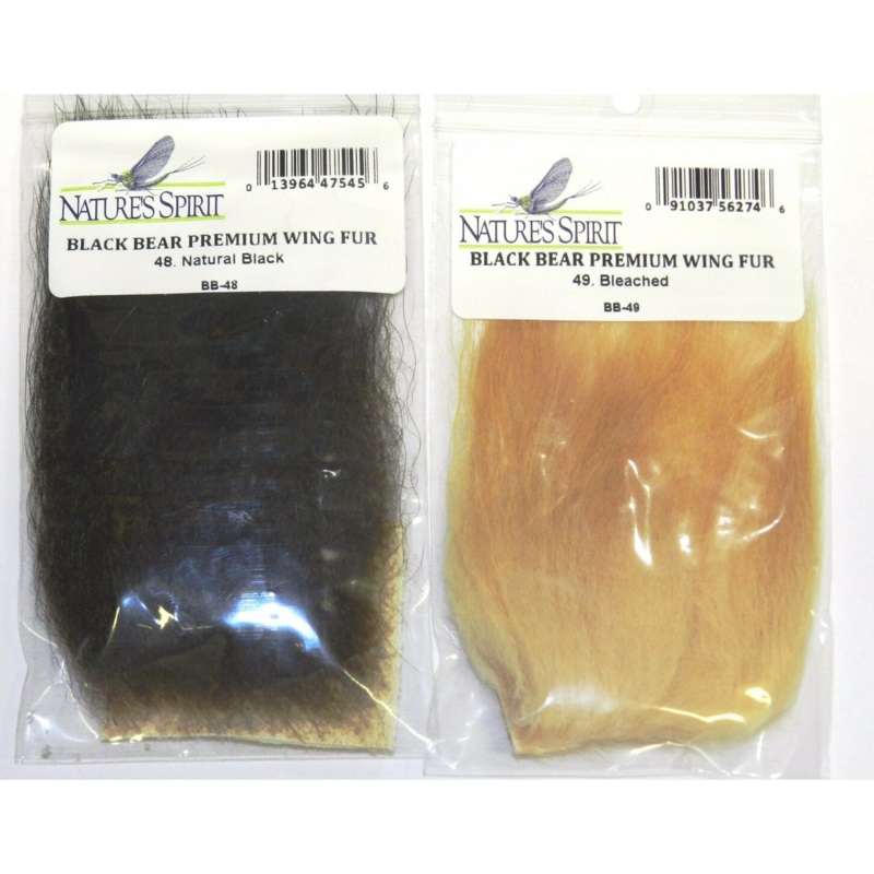 Black Bear Premium Wing Fur