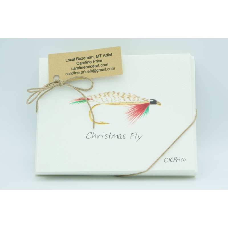 Caroline Price Art – Christmas Fly 10 Pack w/ Envelopes