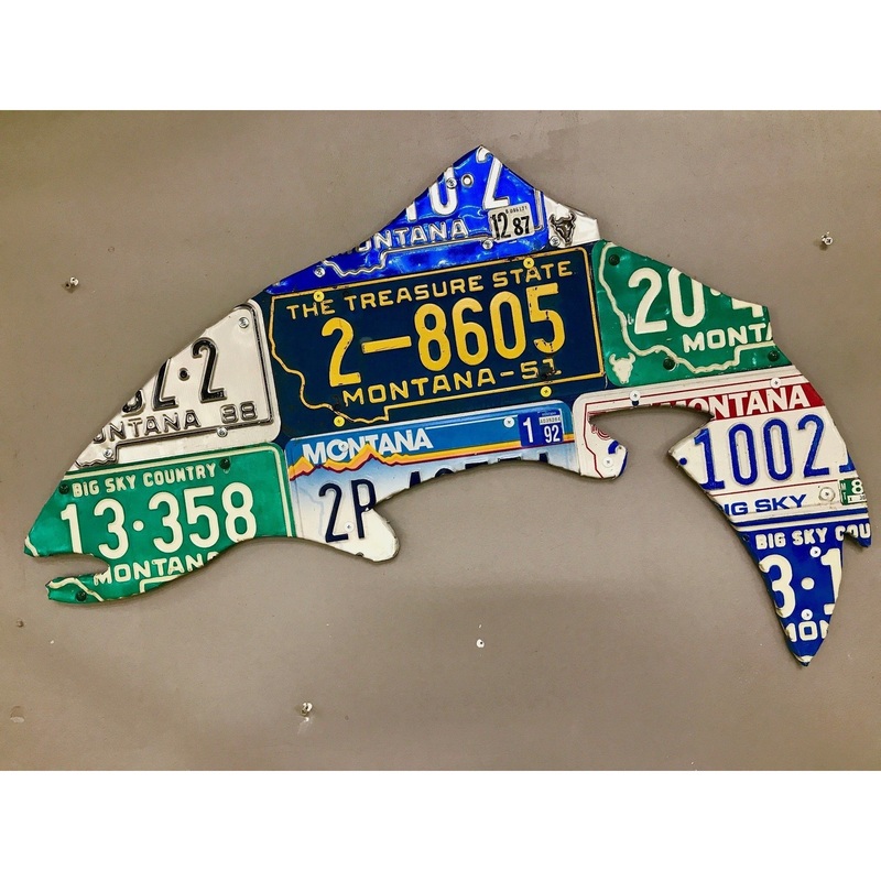 Cody Richardson Montana License Plate Trout