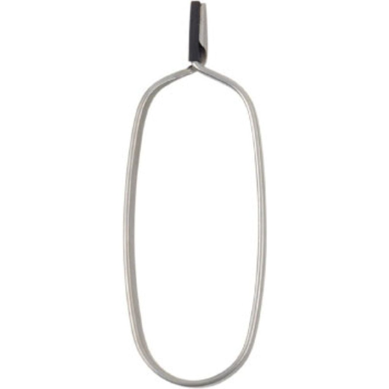 Dr. Slick Hackle Plier w/Rubber Tubing on One Jaw, Satin