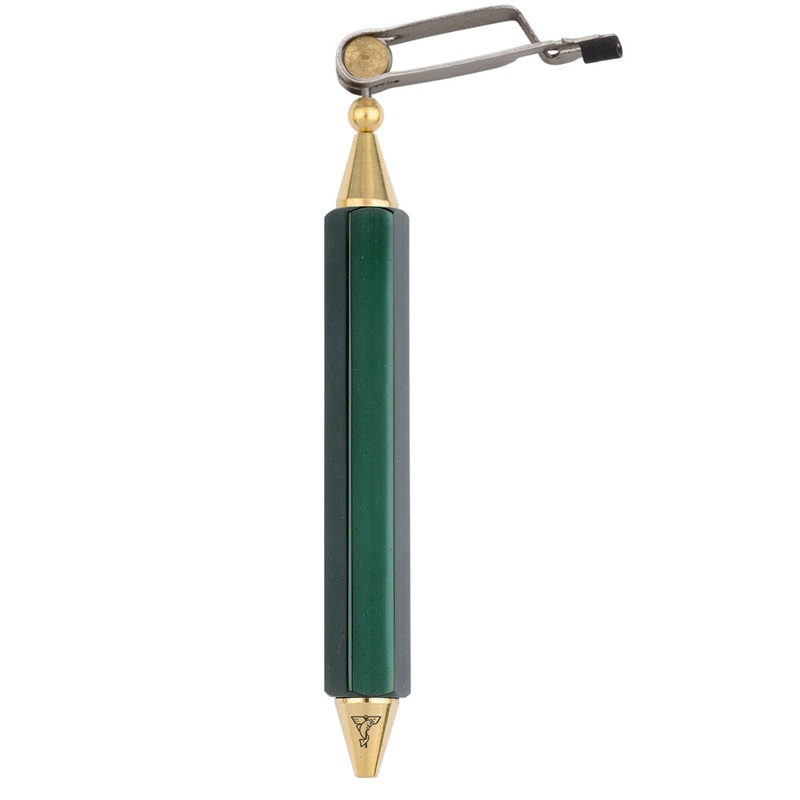 Dr. Slick Jumbo Rotary Hackle Plier, w/Rubber Tubing on One Jaw, w/Half Hitch Tool
