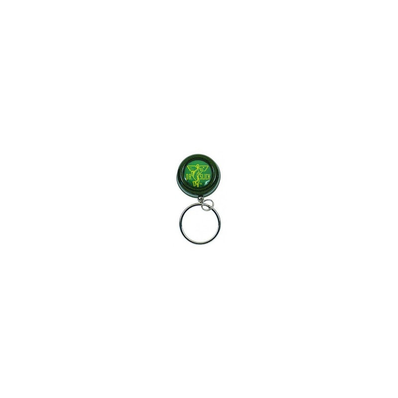 Dr. Slick Pin-On-Reel, Green, Steel Cord, “O” Ring