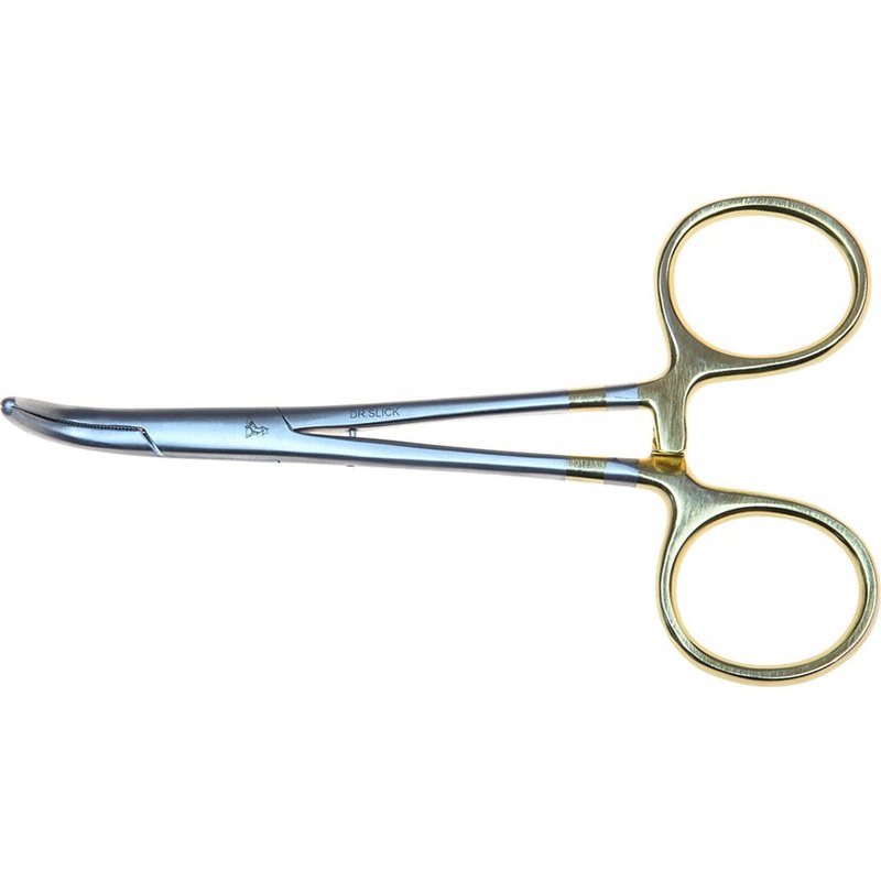 Dr. Slick Standard Clamp, 5″, Gold Loops, Curved