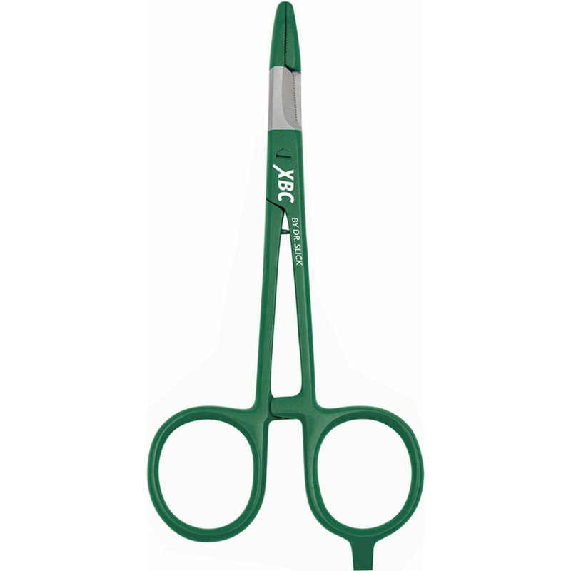 Dr. Slick XBC Scissor Clamp, 5″, Green, Straight