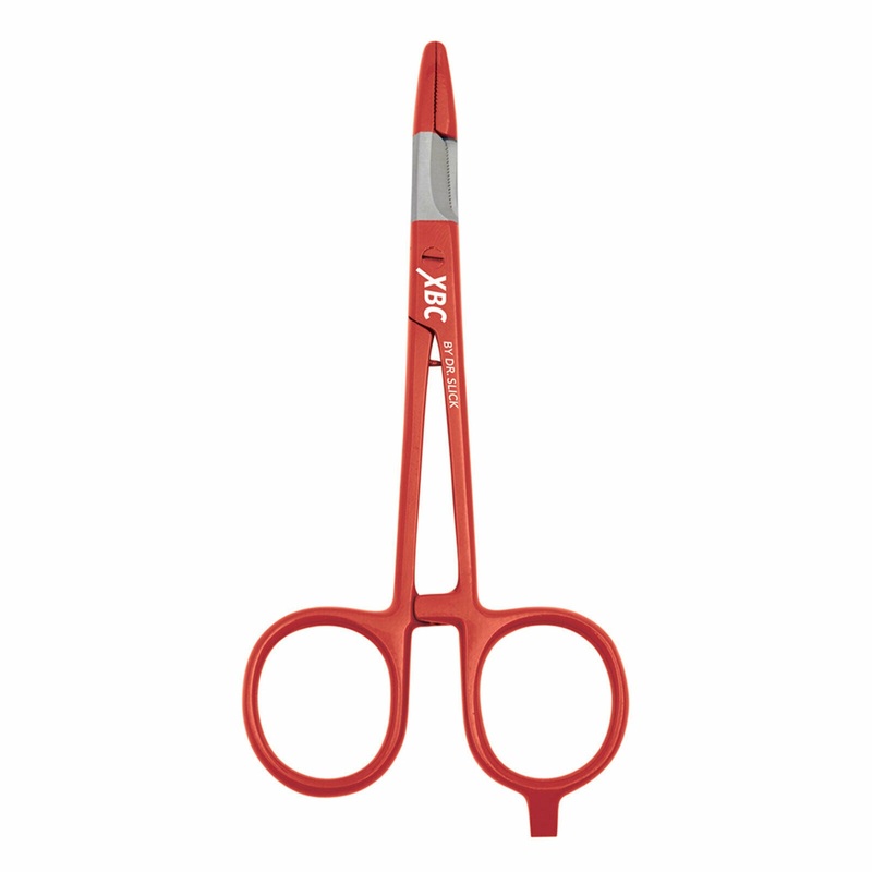 Dr. Slick XBC Scissor Clamp, 5″, Red, Straight