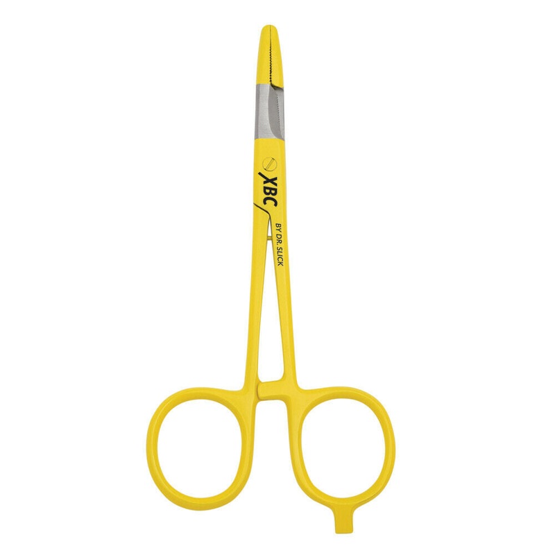 Dr. Slick XBC Scissor Clamp, 5″, Yellow, Straight