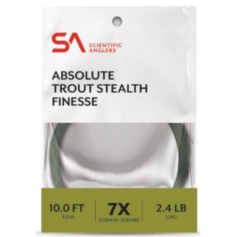Scientific Anglers Absolute Trout Finesse Leader 12′ Single
