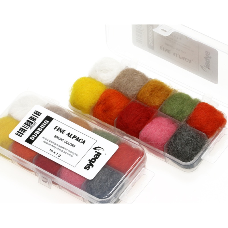 Sybai Fine Alpaca Dubbing Box- Bright