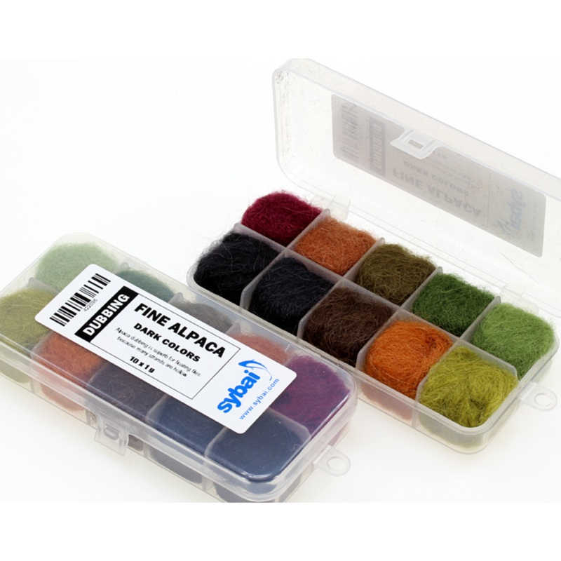 Sybai Fine Alpaca Dubbing Box- Dark