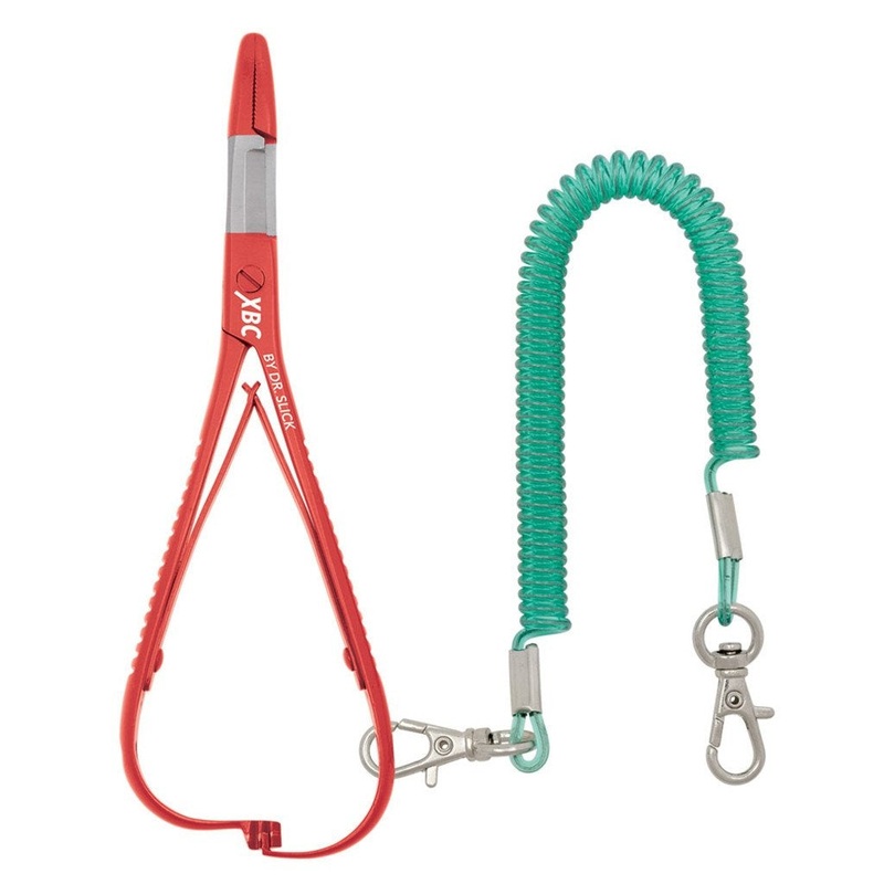 Dr. Slick XBC Mitten Scissor Clamp, 5″, Red, Straight
