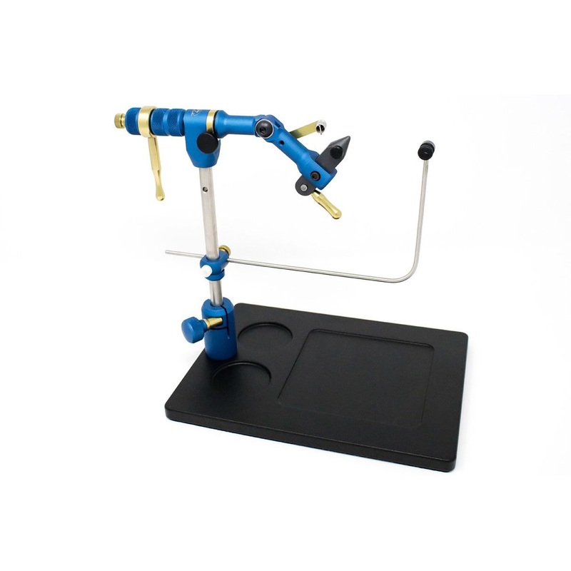 Renzetti Master Vise Blue w/SW Stem and Black Streamer Pedestal Base