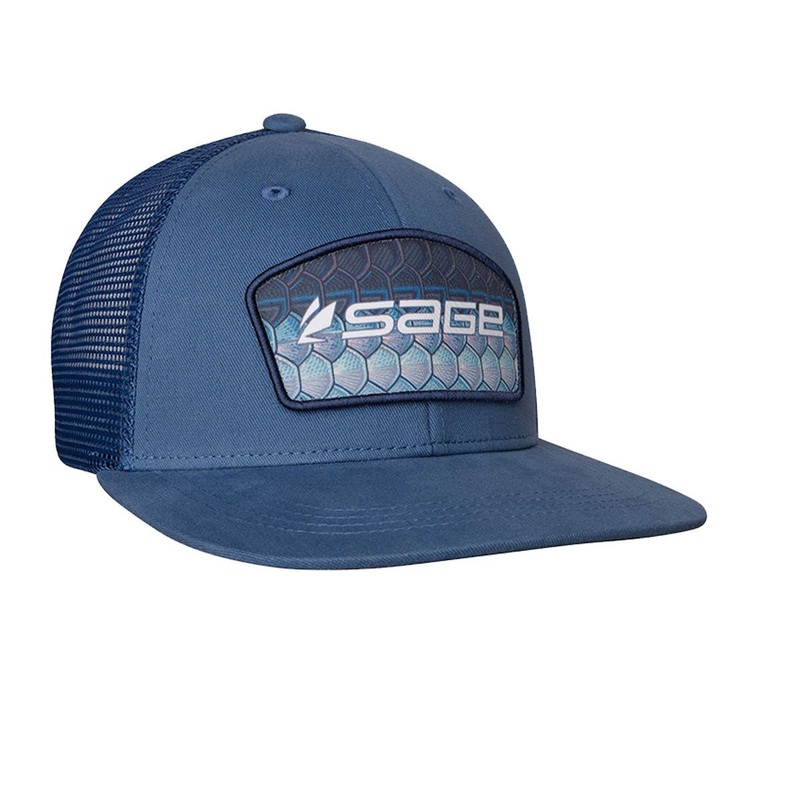 SAGE Patch Trucker Blue Tarpon