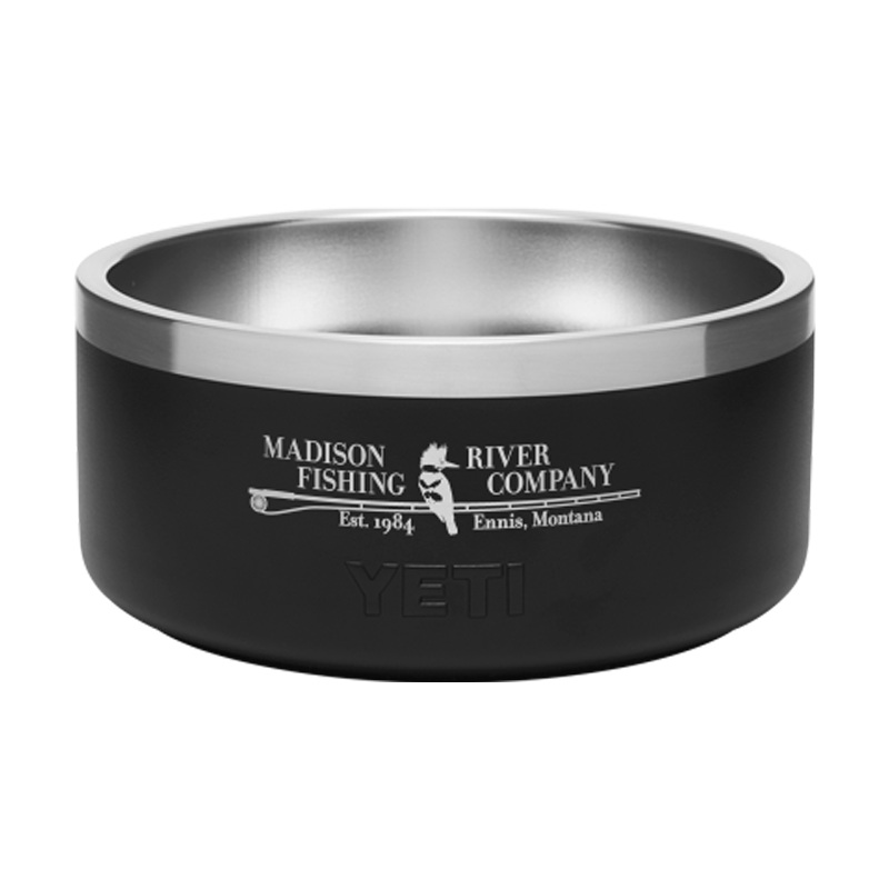 YETI Boomer 4 Small Dog Bowl MRFC Logo Black