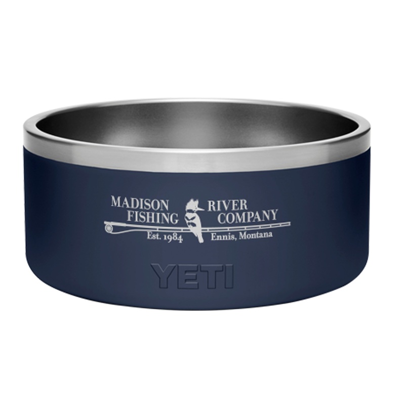 YETI Boomer 8 Large Dog Bowl MRFC Logo Navy
