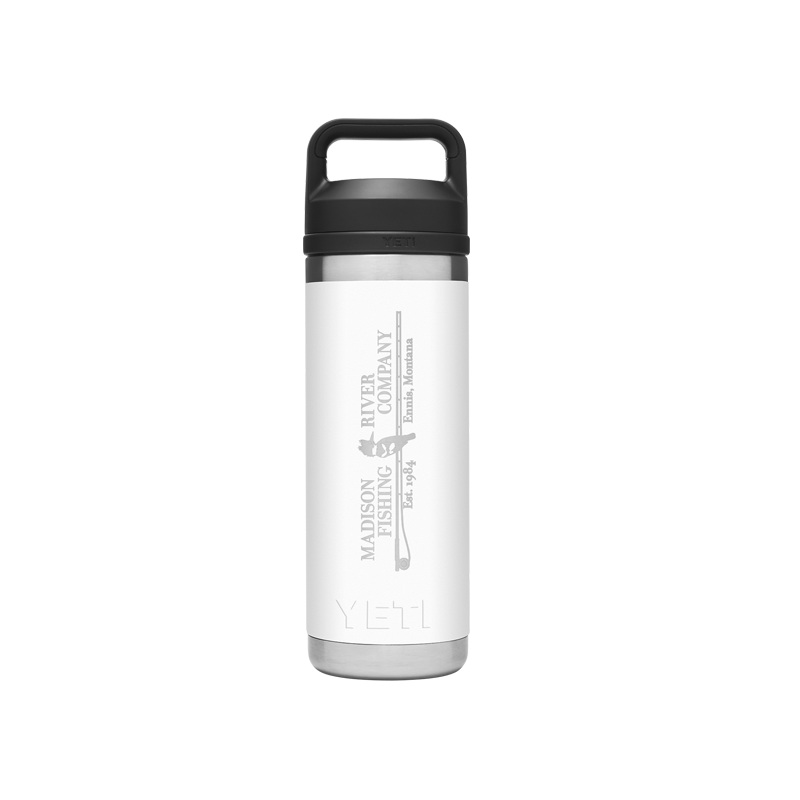 YETI Rambler 18oz. Bottle Chug MRFC Logo White