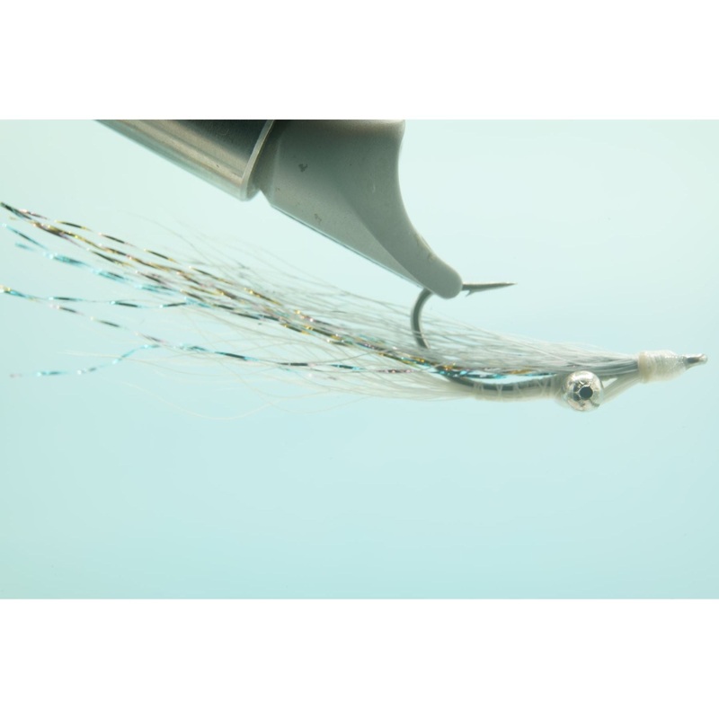 Clouser’s Skinny Water Clouser Gray/White #6