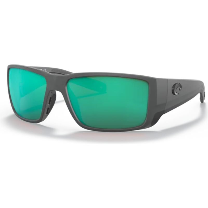 Costa Blackfin Pro Sunglasses Matte Gray Green Mirror 580G