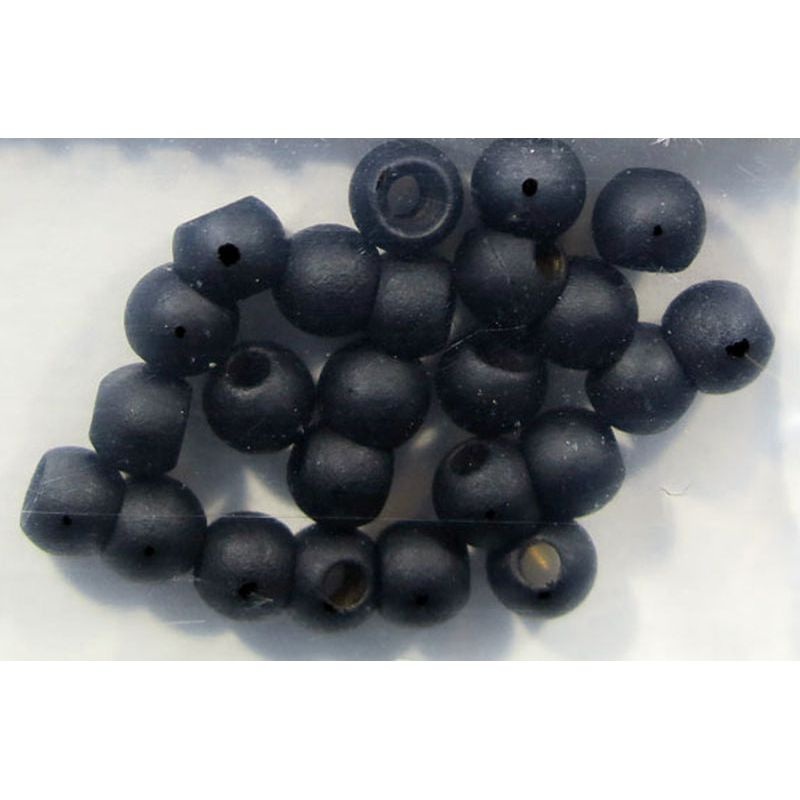 Dazzle Brass Beads – Matte Black