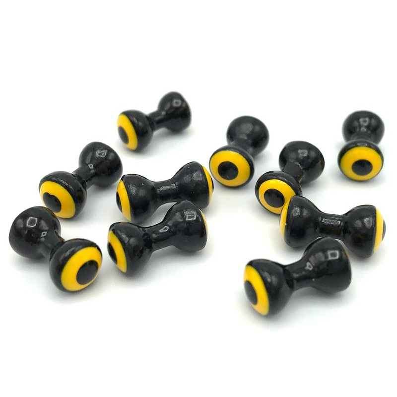 Double Pupil Lead Eyes – Black/Yellow
