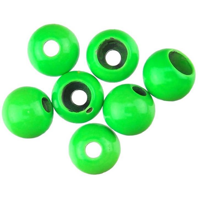 Painted Cyclops Beads – Fl. Chartreuse