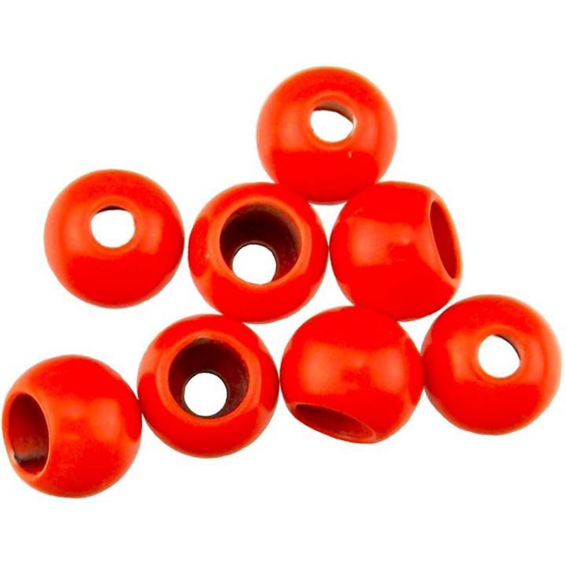 Painted Cyclops Beads – Fl. Orange