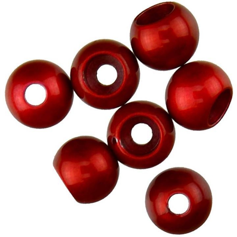 Painted Cyclops Beads – Red