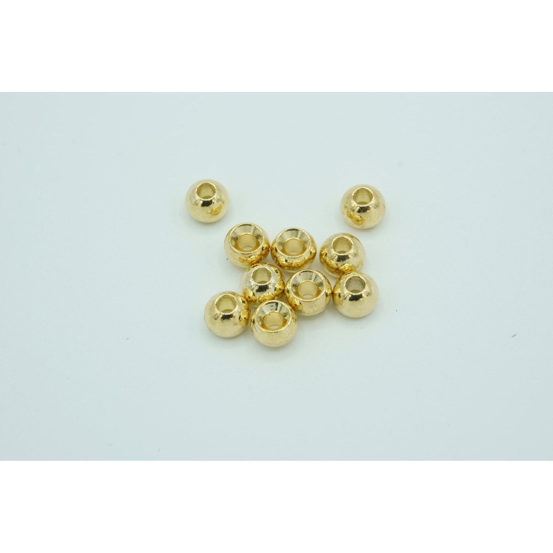Tungsten Beads 10 Pack – Gold