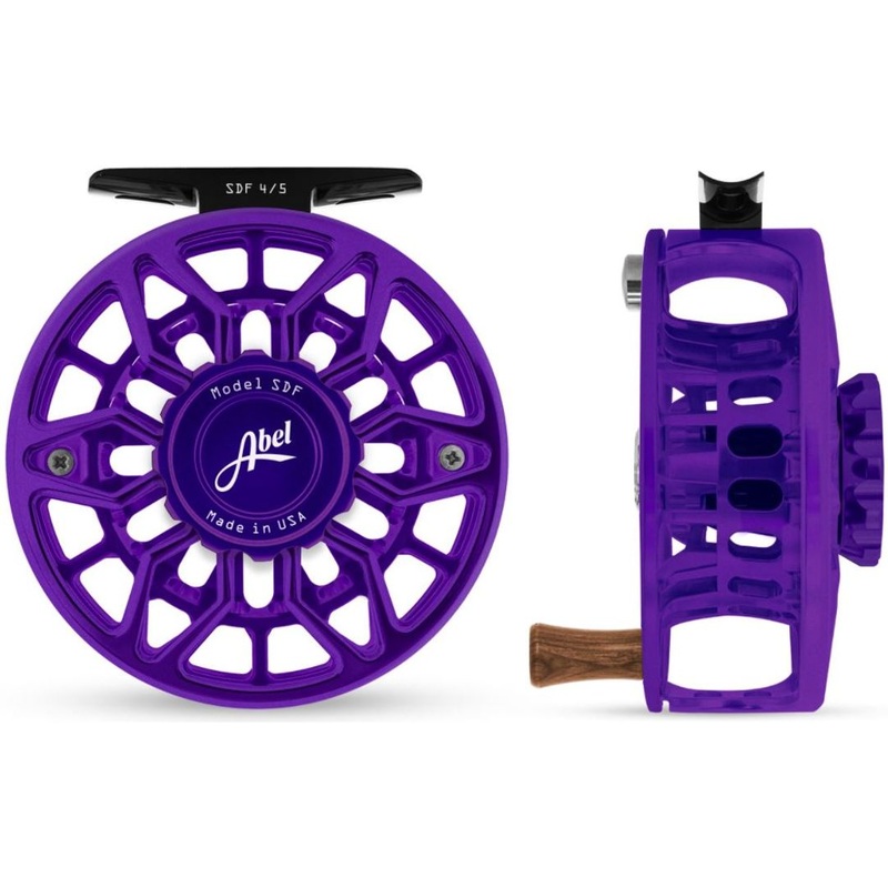 Abel SDF Reel 4/5 Ported Satin Purple/Walnut