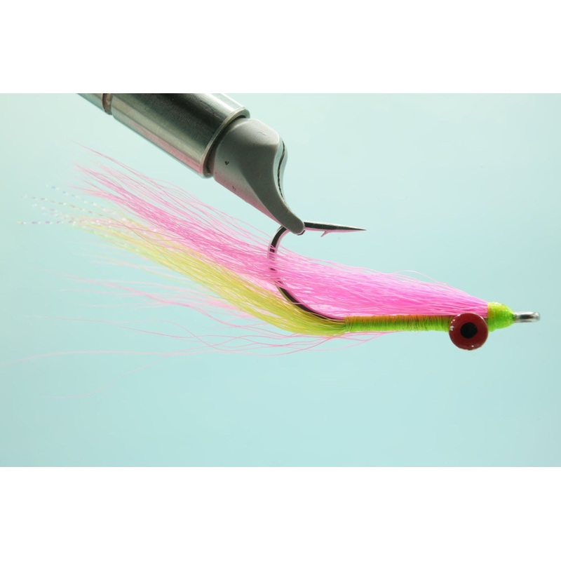 Clouser Minnow-#2/0- Pink/Chart