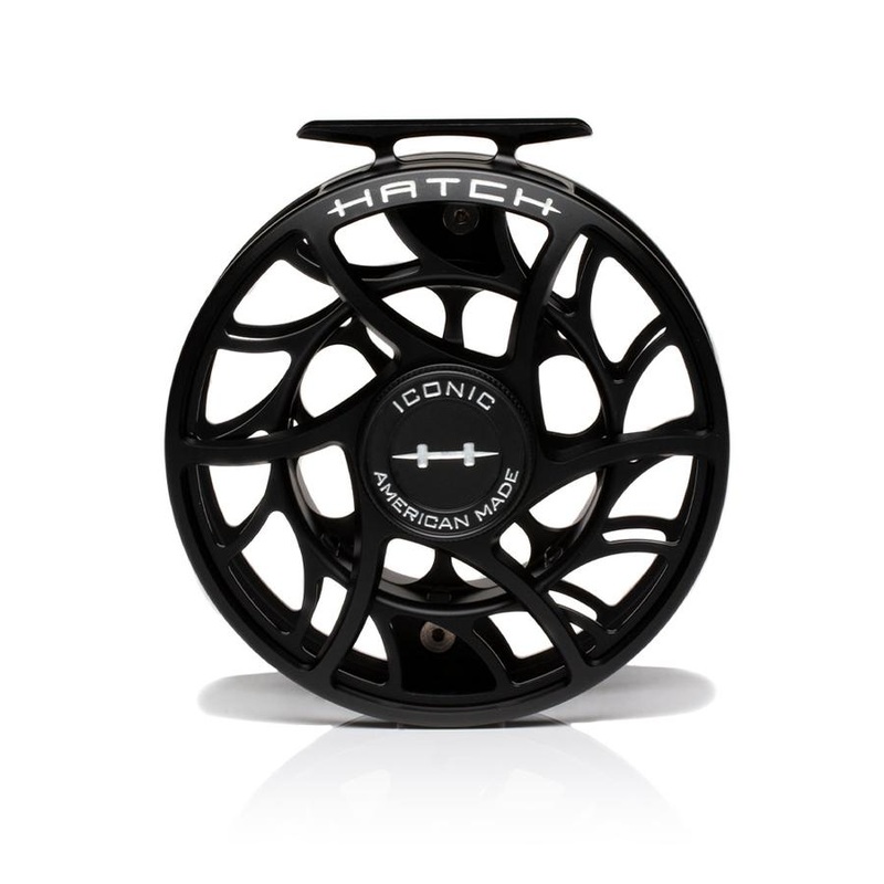 Hatch Iconic 11 Plus Fly Reel Black