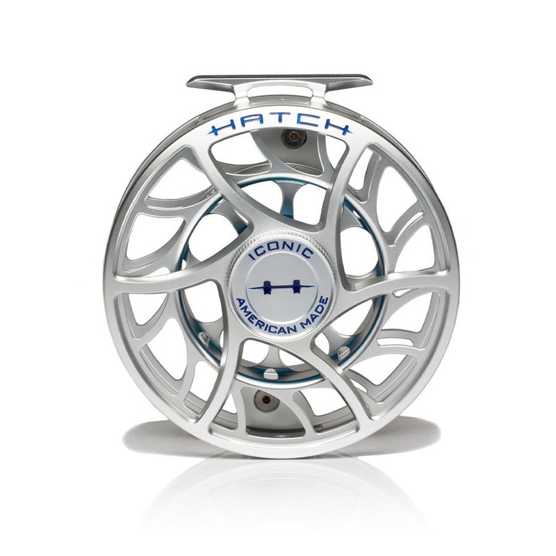 Hatch Iconic 11 Plus Fly Reel Clear Blue