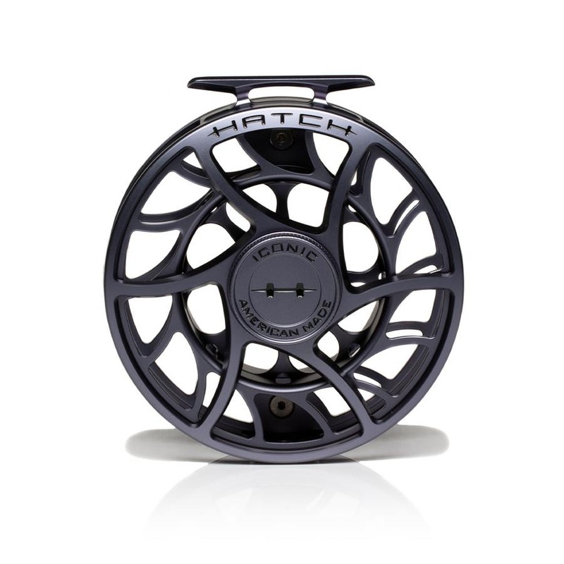 Hatch Iconic 11 Plus Fly Reel Grey