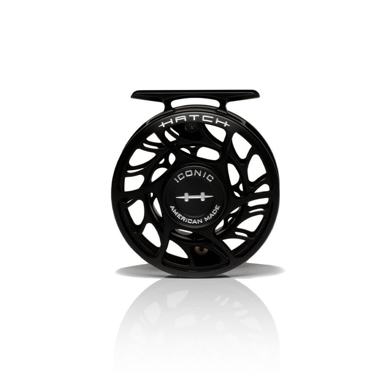 Hatch Iconic 3 Plus Fly Reel Black