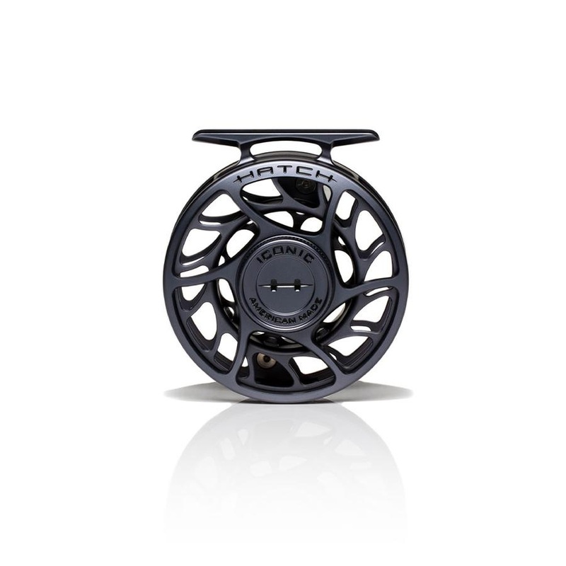 Hatch Iconic 3 Plus Fly Reel Grey