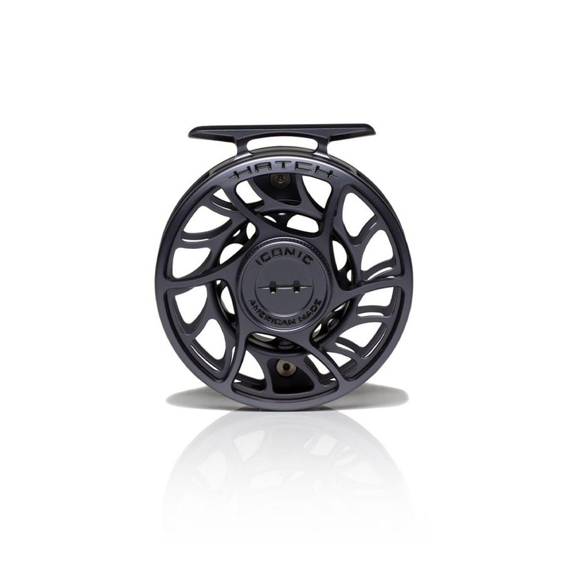 Hatch Iconic 4 Plus Fly Reel Grey