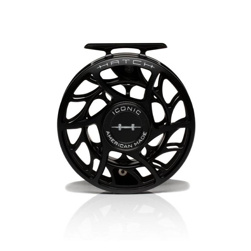 Hatch Iconic 7 Plus Fly Reel Black
