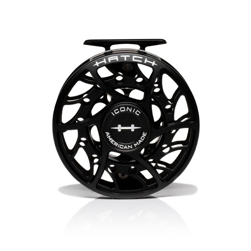 Hatch Iconic 9 Plus Fly Reel Black