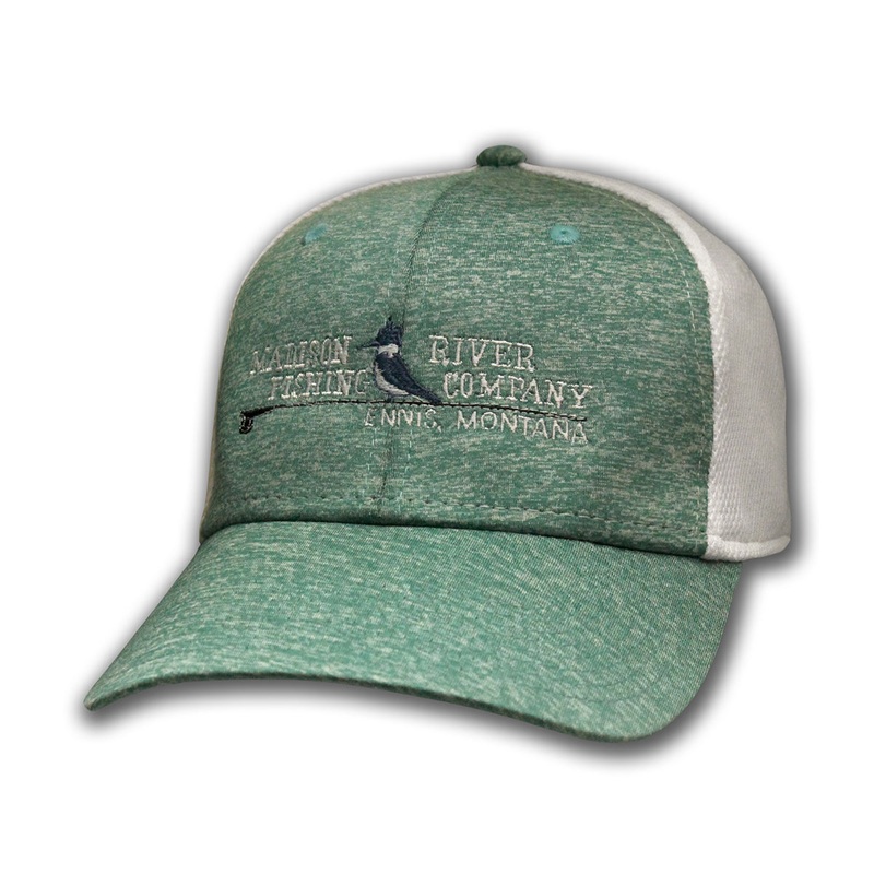 MRFC Logo Kingfisher Heathertech Trucker Green Heather/White