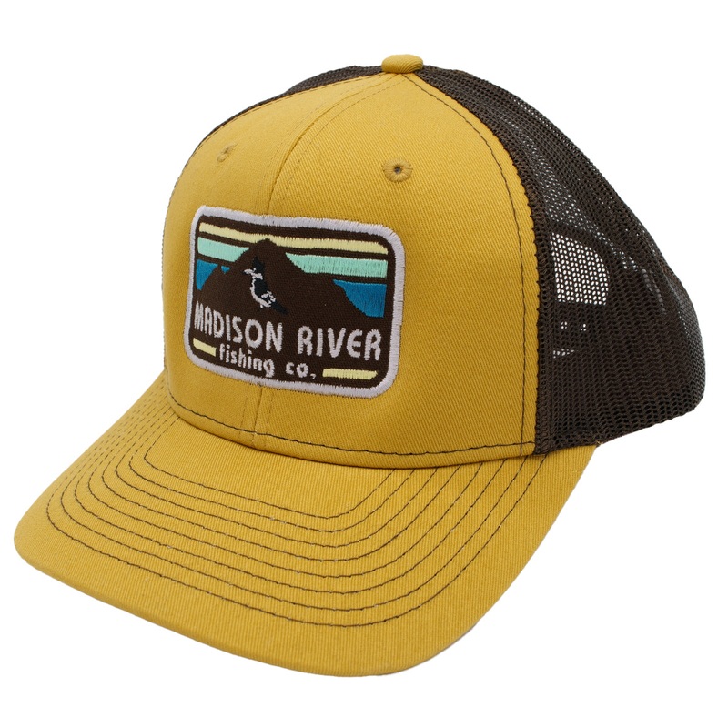 MRFC Logo Zone Trucker Retro Stripe Whiskey Coffee