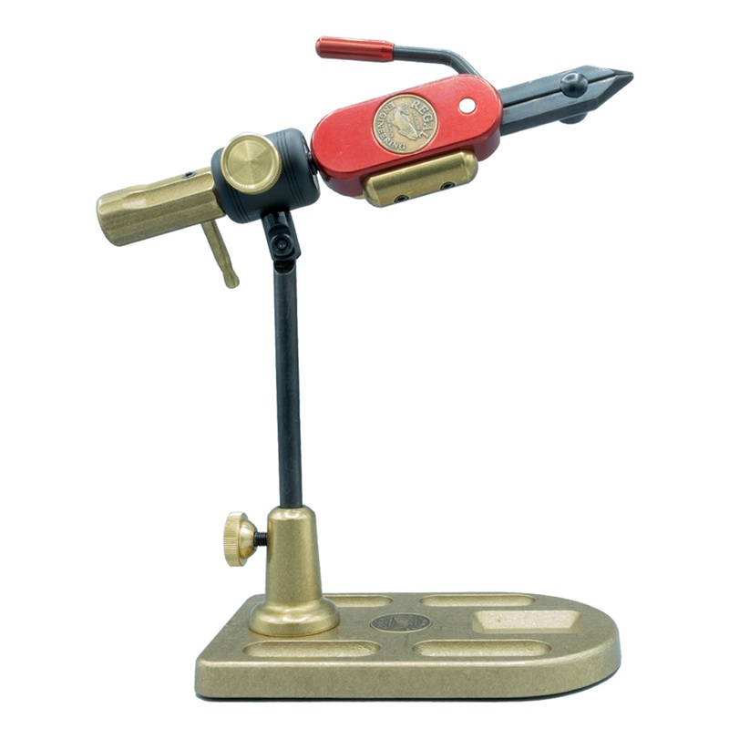 Regal Revolution Vise – Standard Jaw with Bronze Pocket Base Hot Rod Red