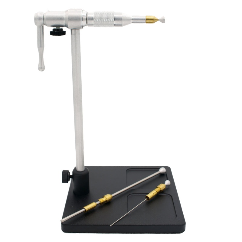 Renzetti Tube Fly Vise Set Pedestal Base 3 Mandrels