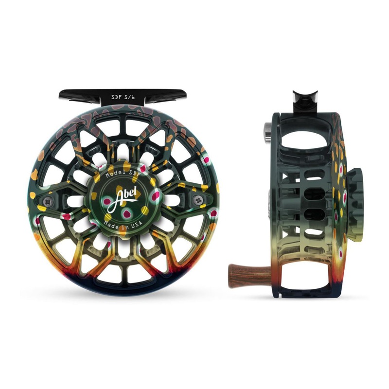 Abel SDF Reel 5/6 Ported Native Brook/Rosewood Handle